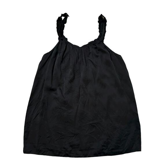 7 For All Mankind black silk tank top size M - Picture 13 of 14